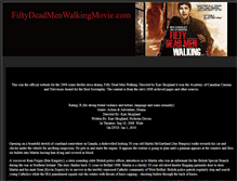 Tablet Screenshot of fiftydeadmenwalkingmovie.com